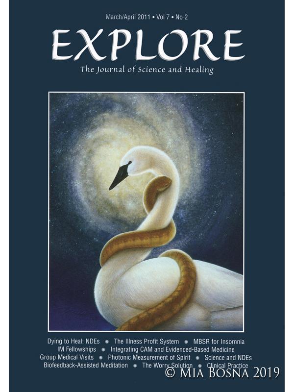 swan and snake in pond by Mia Bosna