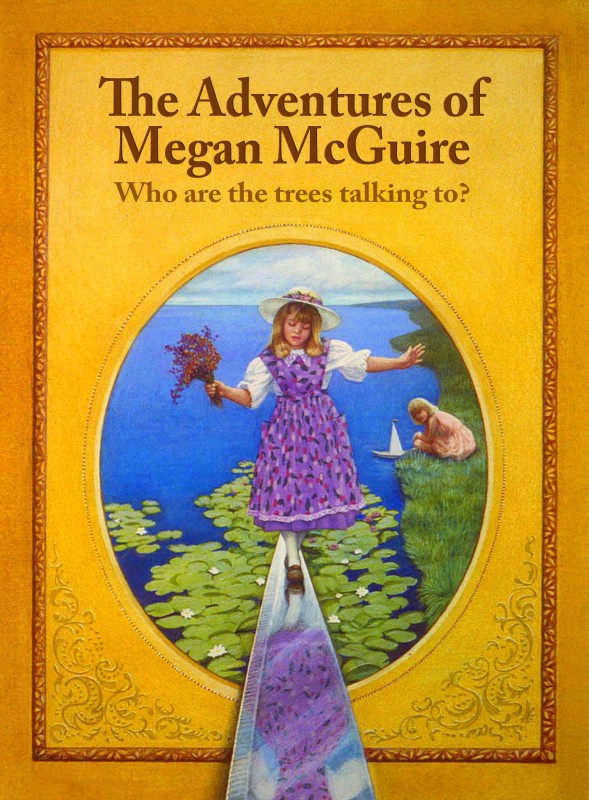 young girl adveture series illustrations