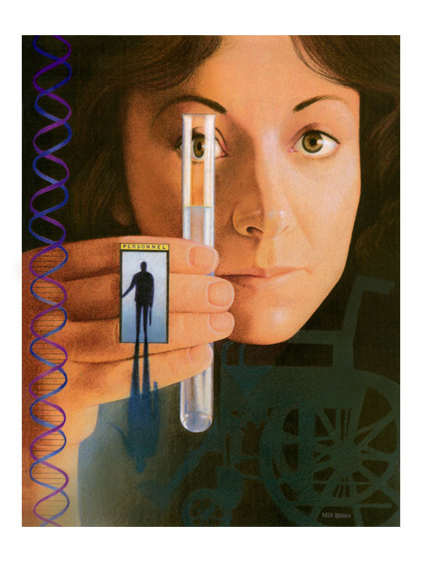 Mia Bosna Illustration for magazine